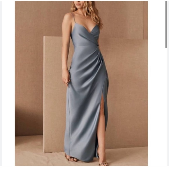 BHLDN Dresses & Skirts - BHLDN Freya satin charmeuse dress